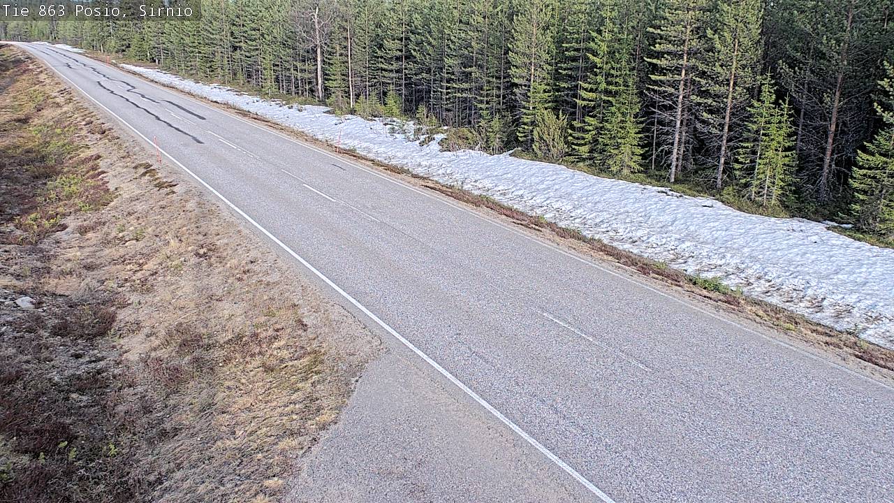 Kelikamerat Kuva Tie 863 Posio, Sirniö, Posio, Lappi