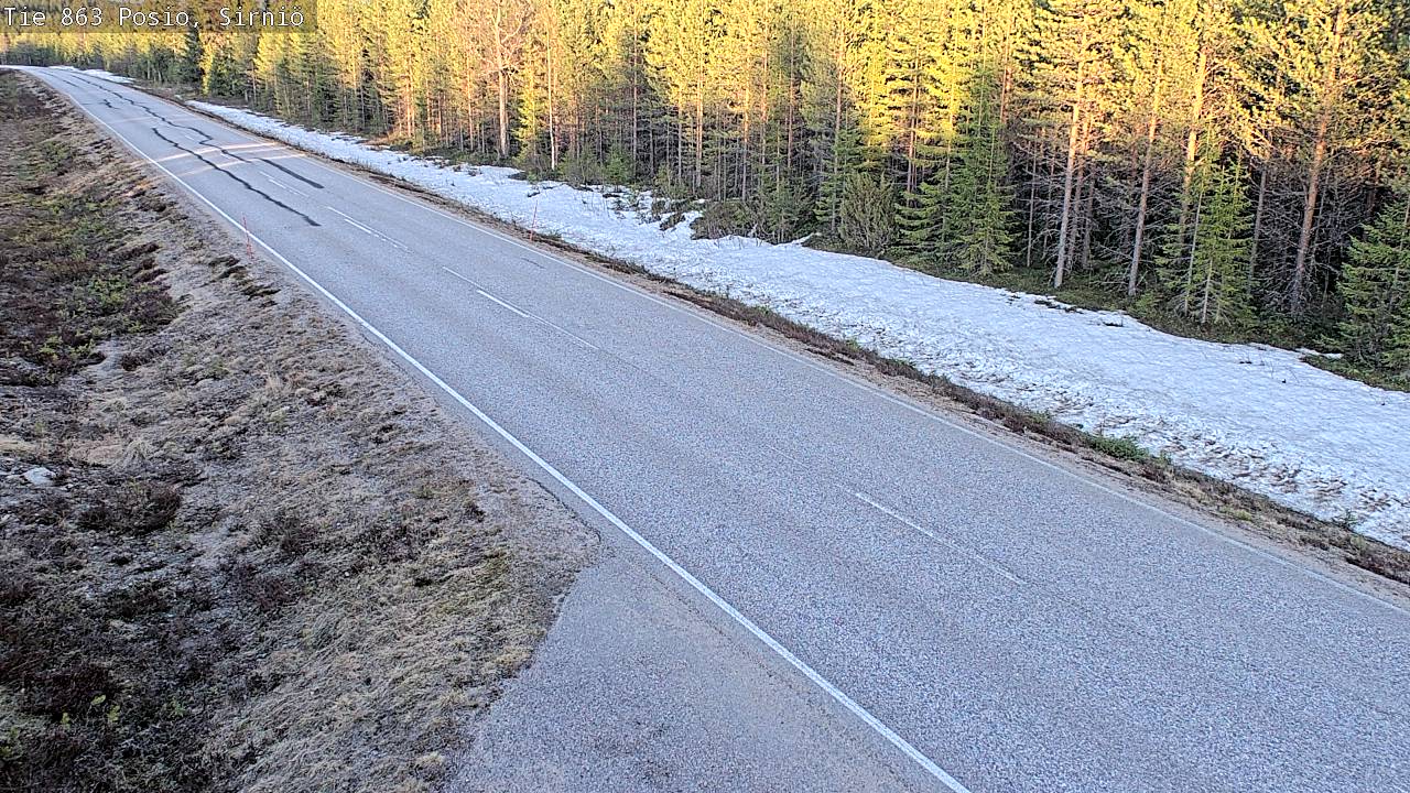 Kelikamerat Kuva Tie 863 Posio, Sirniö, Posio, Lappi