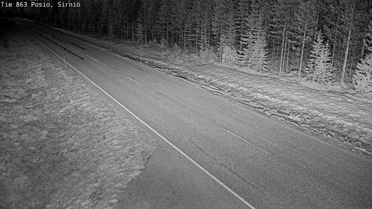 Weather Camera Image Väg 863 Posio, Sirniö, Posio, Lappi