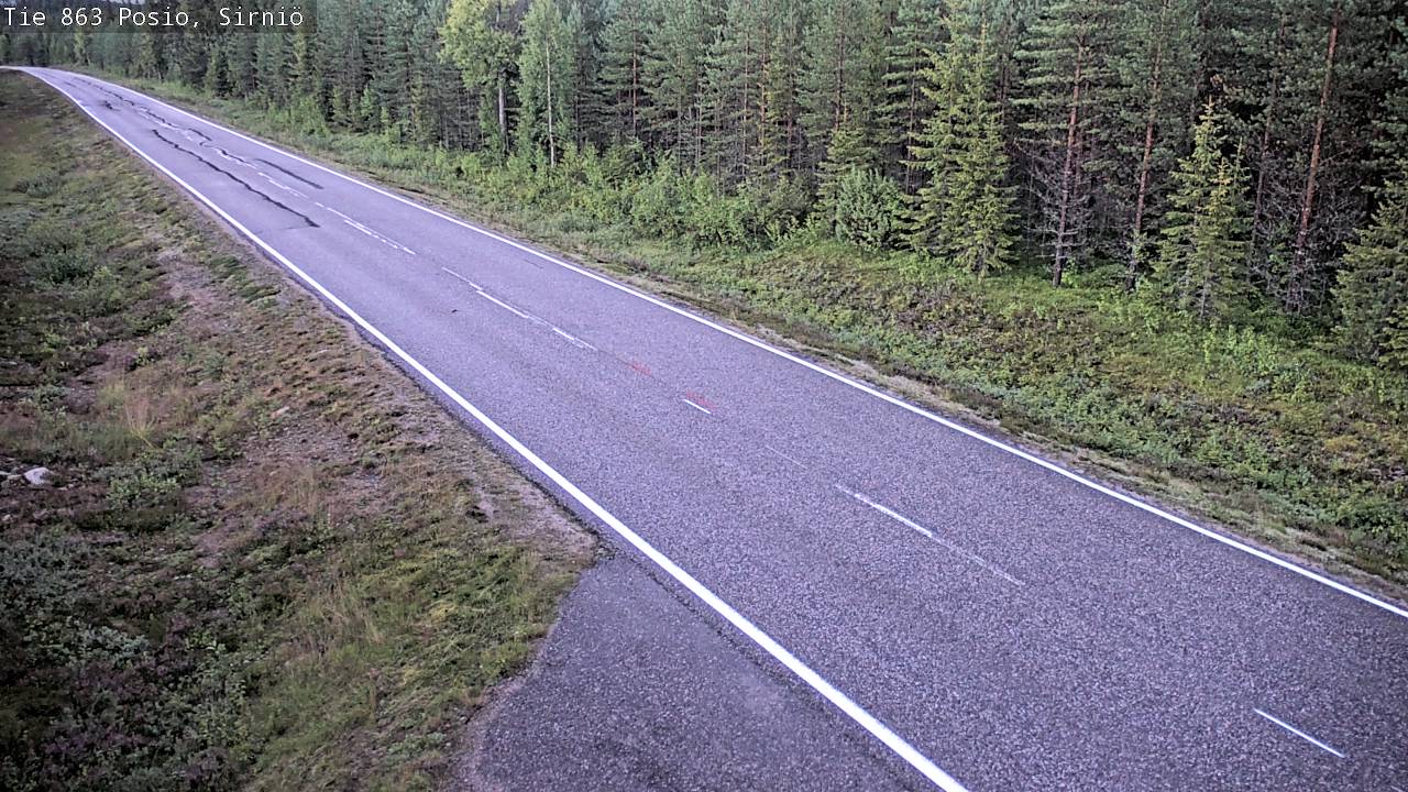 Kelikamerat Kuva Tie 863 Posio, Sirniö, Posio, Lappi