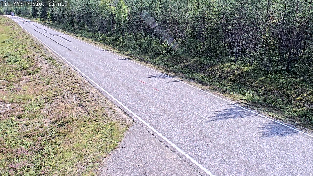 Weather Camera Image Road 863 Posio, Sirniö, Posio, Lappi
