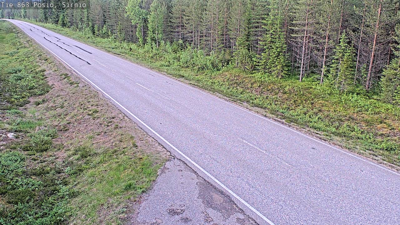 Kelikamerat Kuva Tie 863 Posio, Sirniö, Posio, Lappi