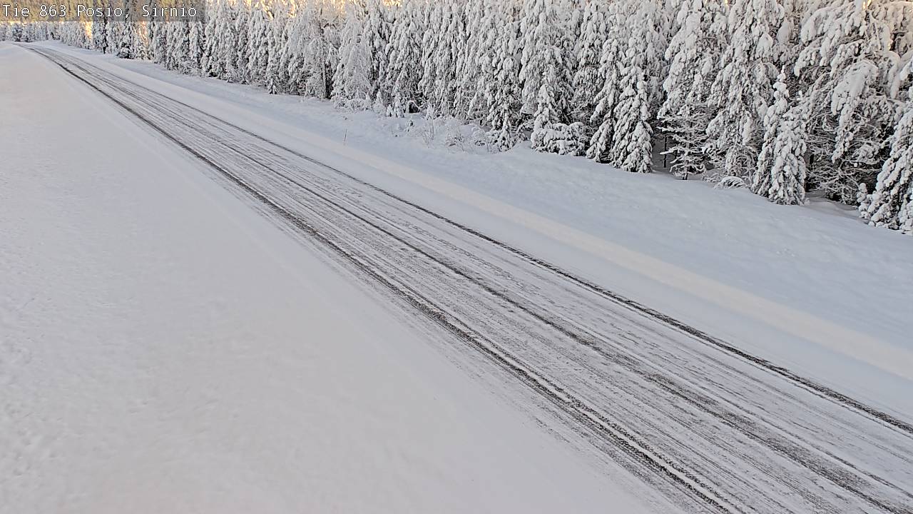 Weather Camera Image Väg 863 Posio, Sirniö, Posio, Lappi