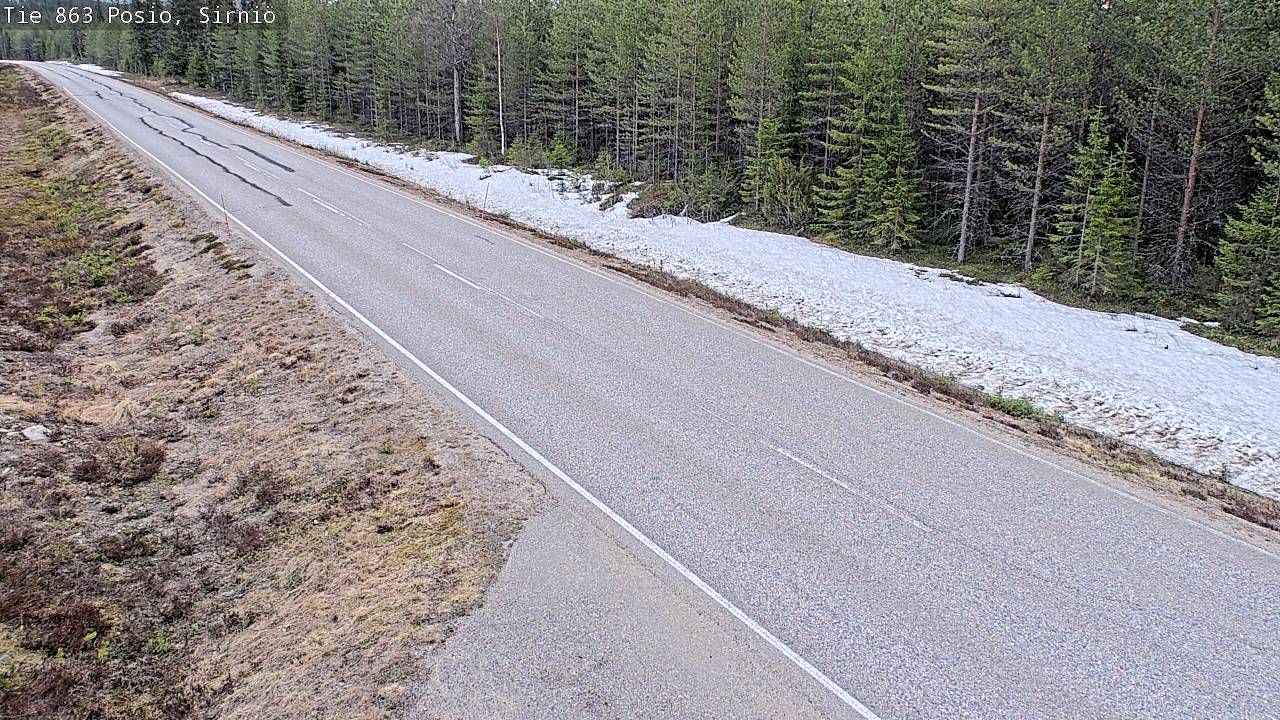 Weather Camera Image Road 863 Posio, Sirniö, Posio, Lappi