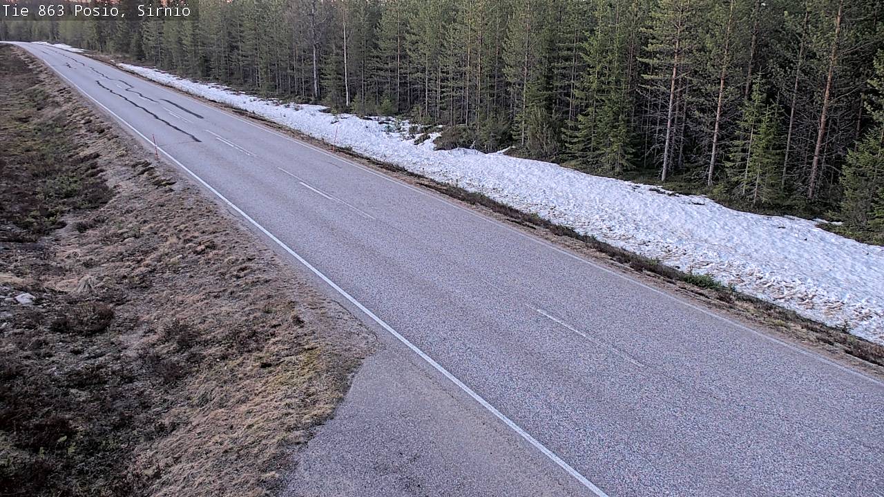 Weather Camera Image Väg 863 Posio, Sirniö, Posio, Lappi