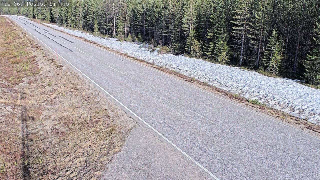 Kelikamerat Kuva Tie 863 Posio, Sirniö, Posio, Lappi