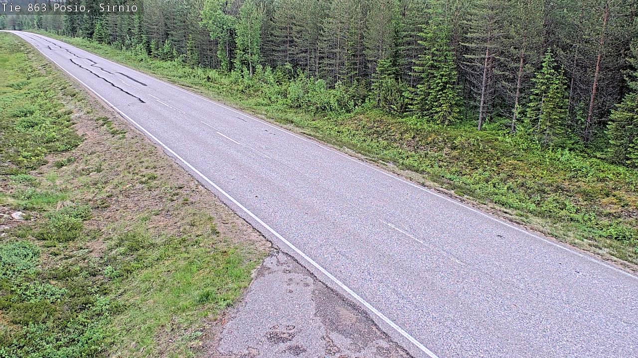 Kelikamerat Kuva Tie 863 Posio, Sirniö, Posio, Lappi