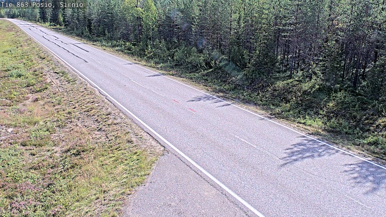 Weather Camera Image Road 863 Posio, Sirniö, Posio, Lappi