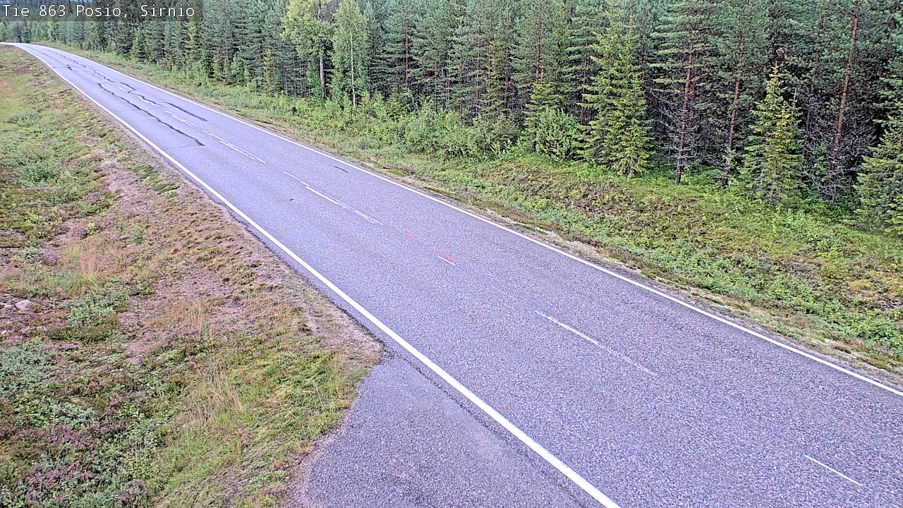 Kelikamerat Kuva Tie 863 Posio, Sirniö, Posio, Lappi