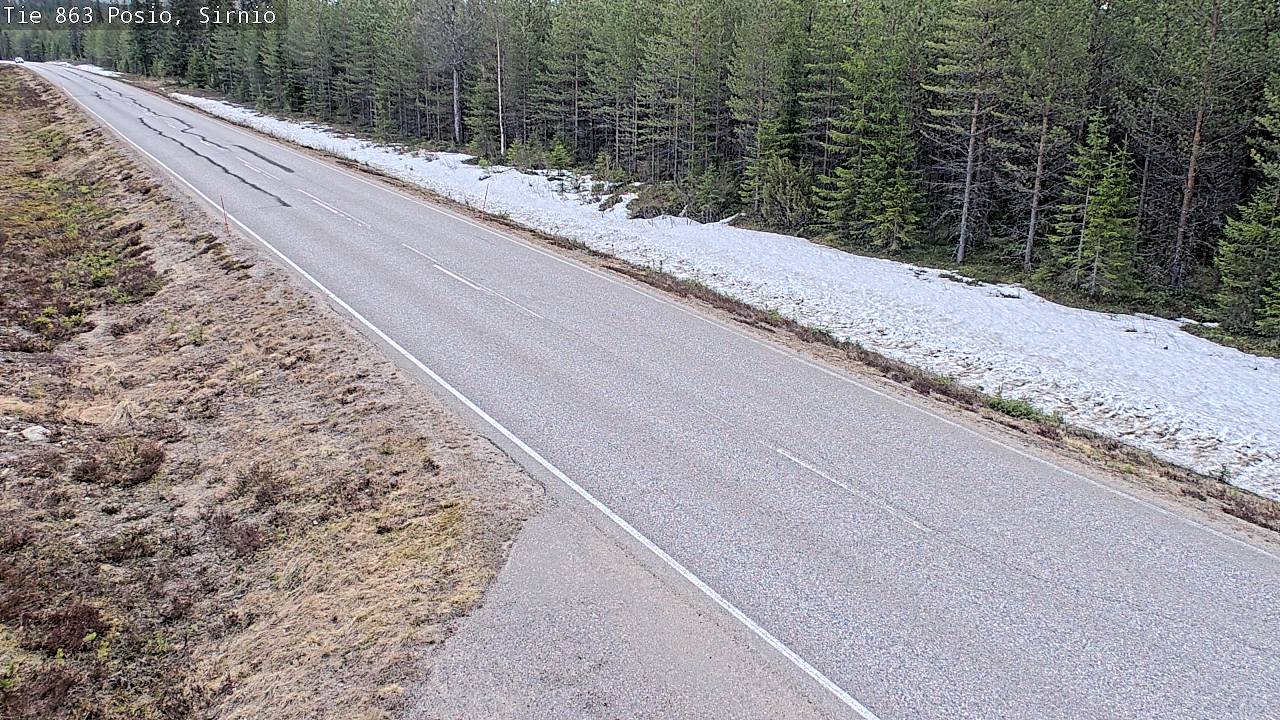 Weather Camera Image Road 863 Posio, Sirniö, Posio, Lappi