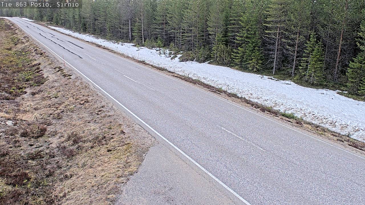 Weather Camera Image Road 863 Posio, Sirniö, Posio, Lappi