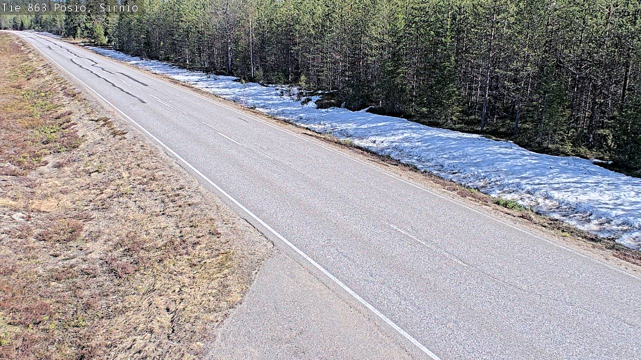Kelikamerat Kuva Tie 863 Posio, Sirniö, Posio, Lappi