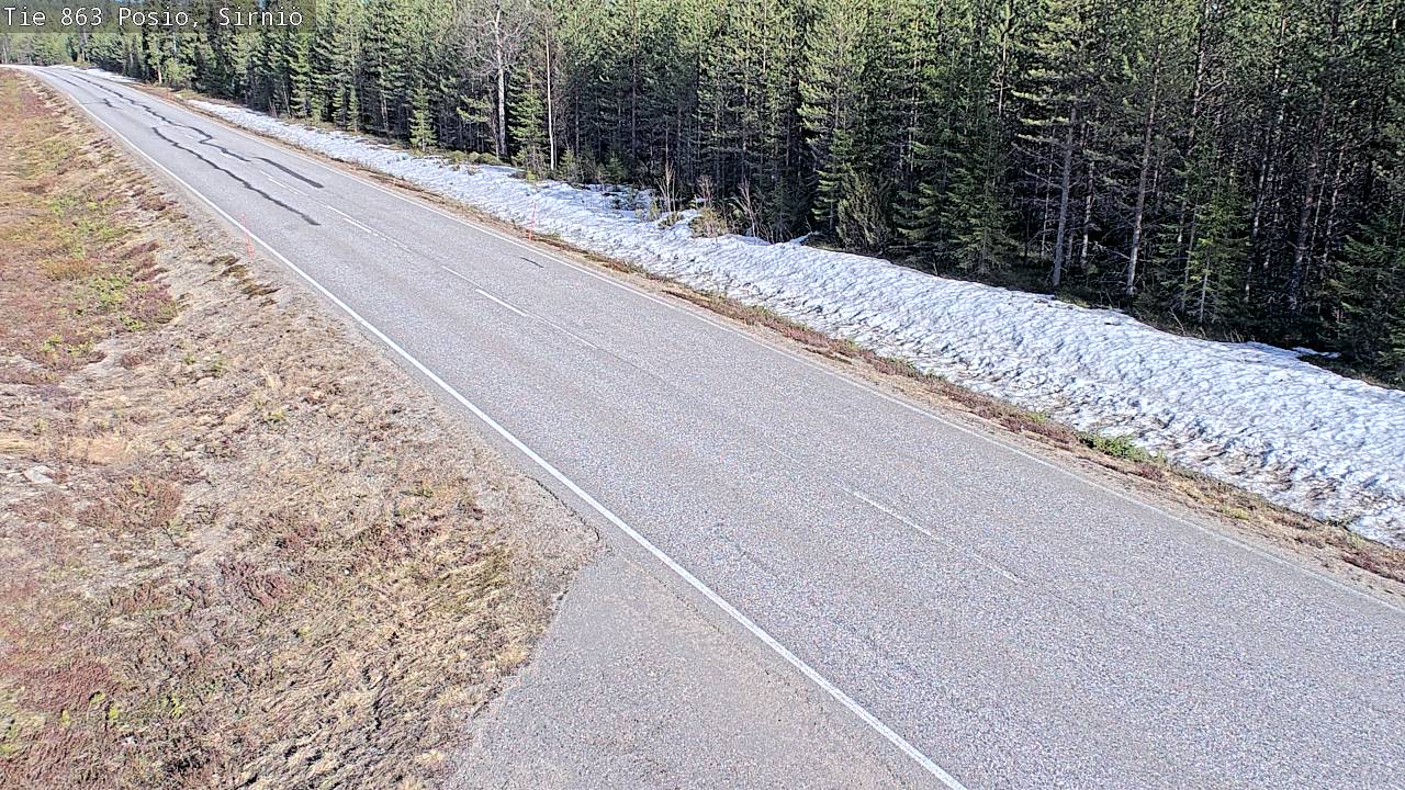 Kelikamerat Kuva Tie 863 Posio, Sirniö, Posio, Lappi