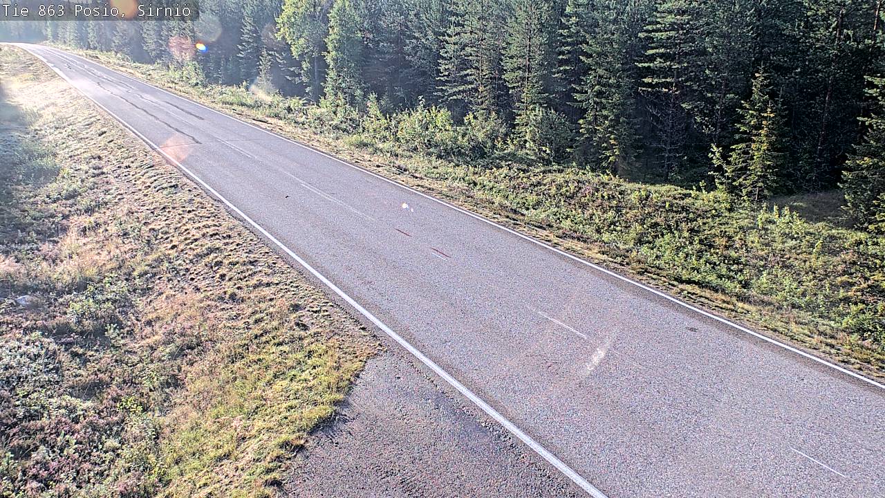 Kelikamerat Kuva Tie 863 Posio, Sirniö, Posio, Lappi