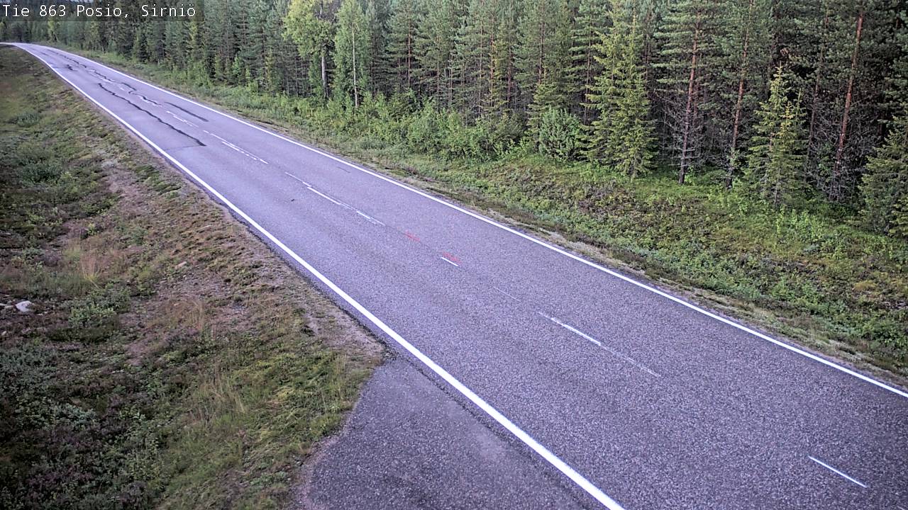 Kelikamerat Kuva Tie 863 Posio, Sirniö, Posio, Lappi