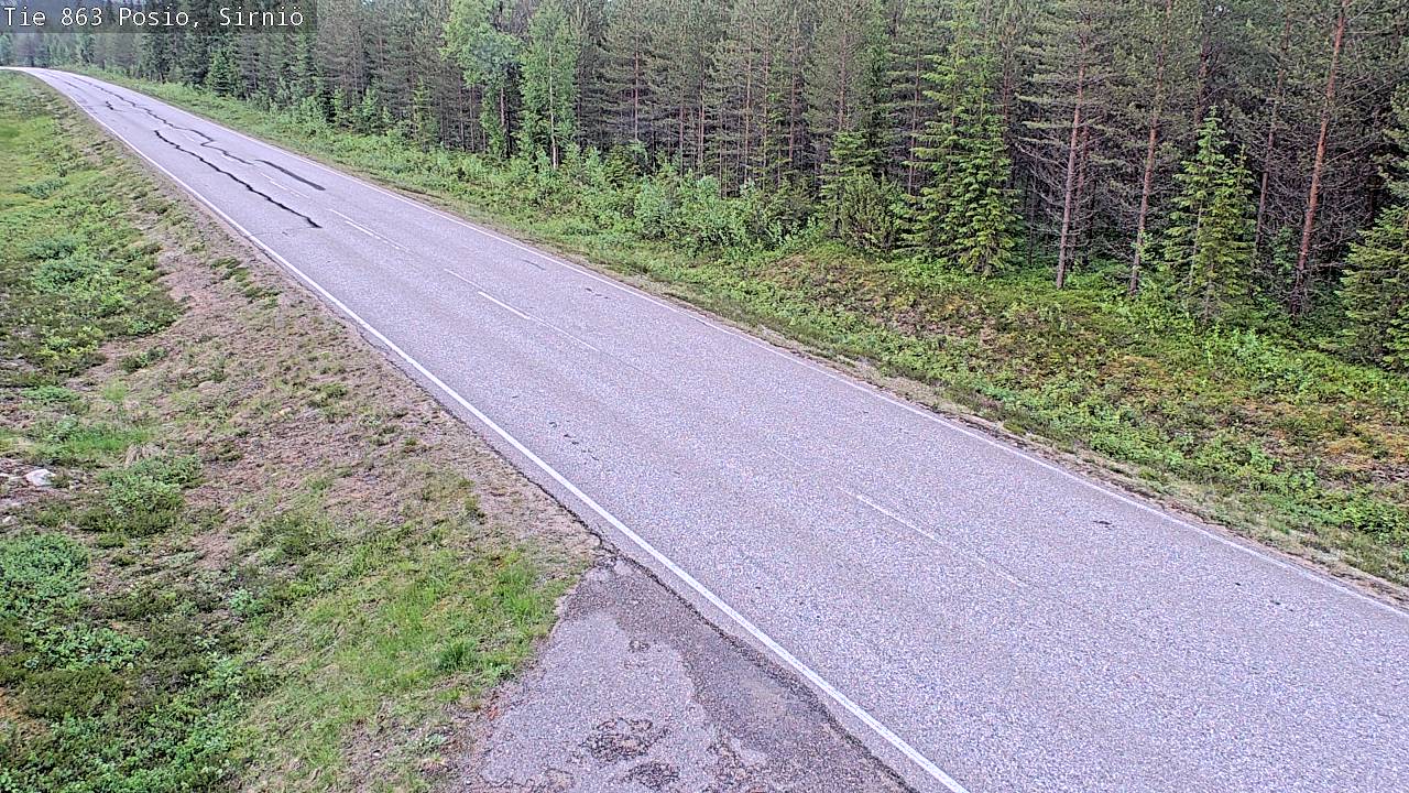 Kelikamerat Kuva Tie 863 Posio, Sirniö, Posio, Lappi