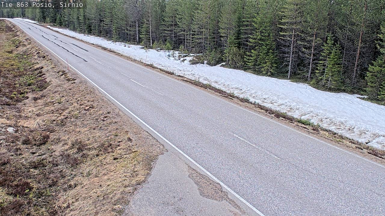 Kelikamerat Kuva Tie 863 Posio, Sirniö, Posio, Lappi