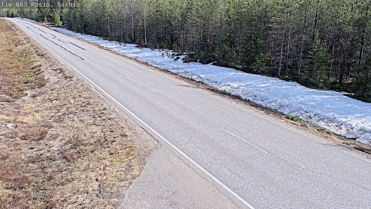 Kelikamerat Kuva Tie 863 Posio, Sirniö, Posio, Lappi