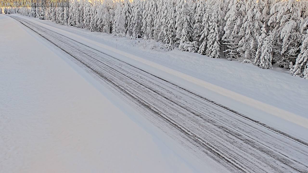 Weather Camera Image Väg 863 Posio, Sirniö, Posio, Lappi