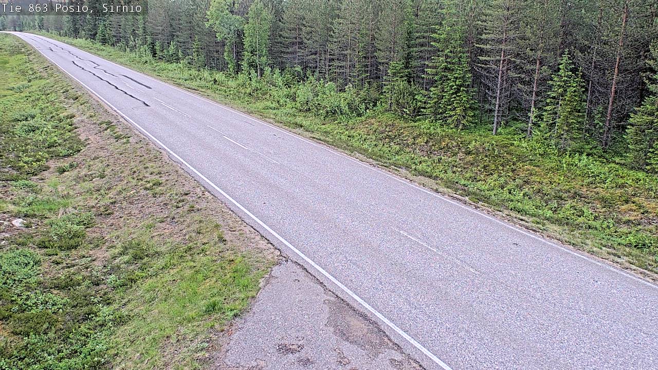 Kelikamerat Kuva Tie 863 Posio, Sirniö, Posio, Lappi