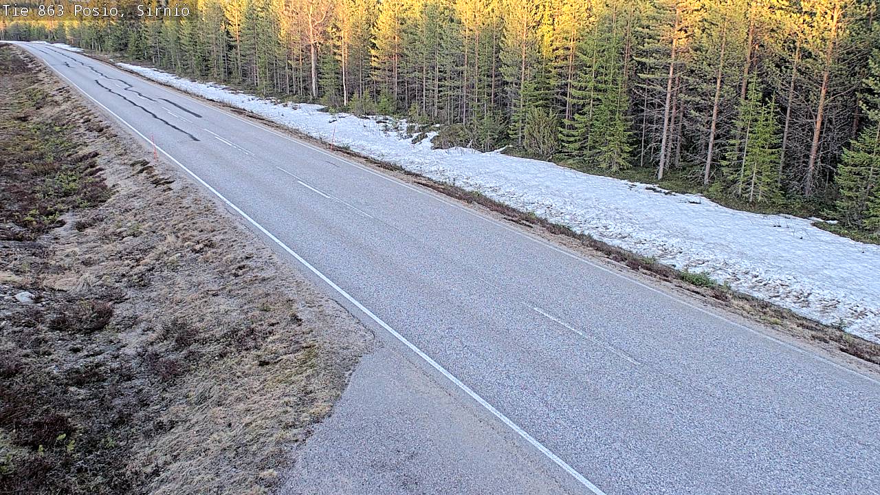 Kelikamerat Kuva Tie 863 Posio, Sirniö, Posio, Lappi