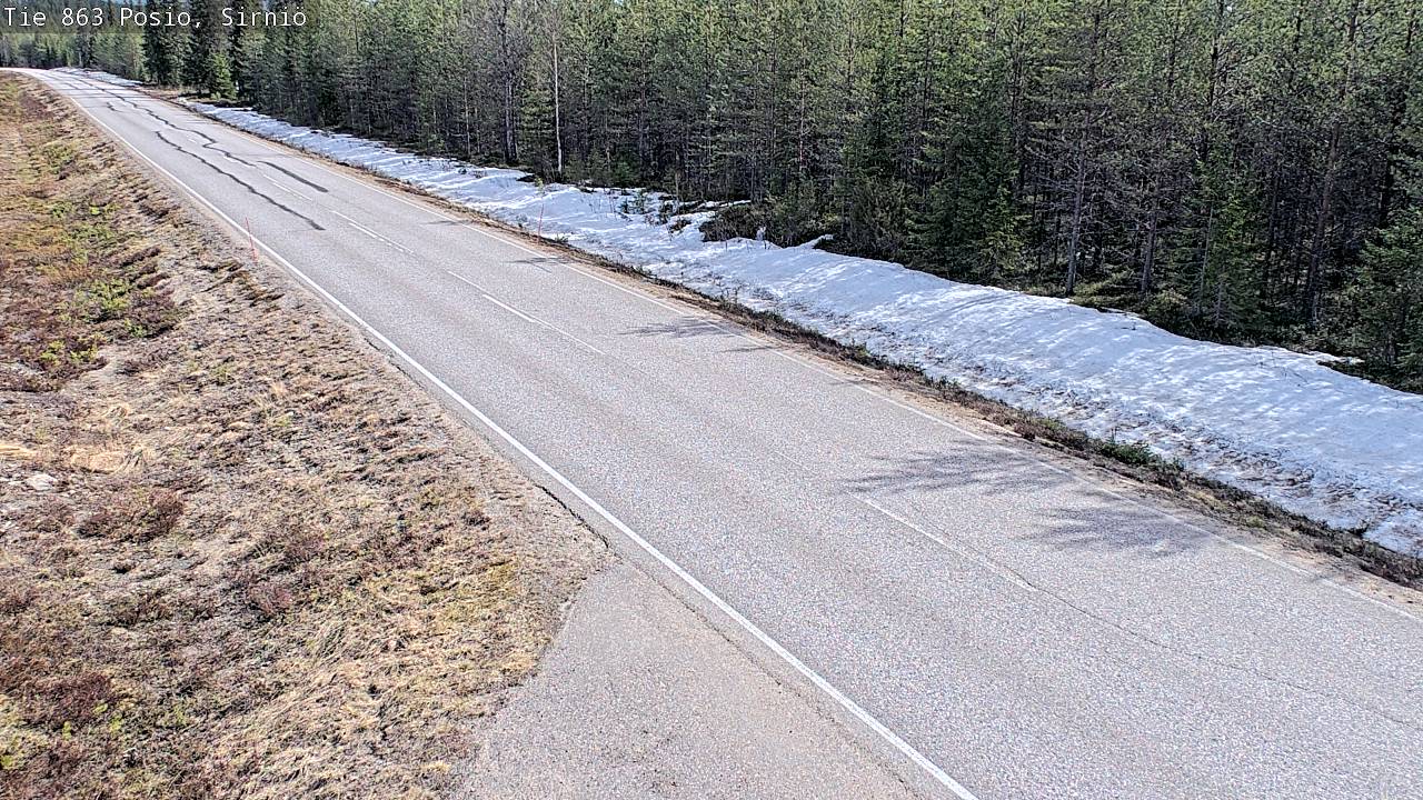 Kelikamerat Kuva Tie 863 Posio, Sirniö, Posio, Lappi