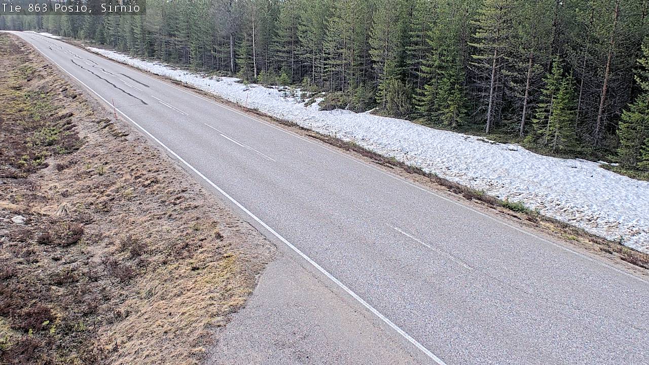 Weather Camera Image Road 863 Posio, Sirniö, Posio, Lappi