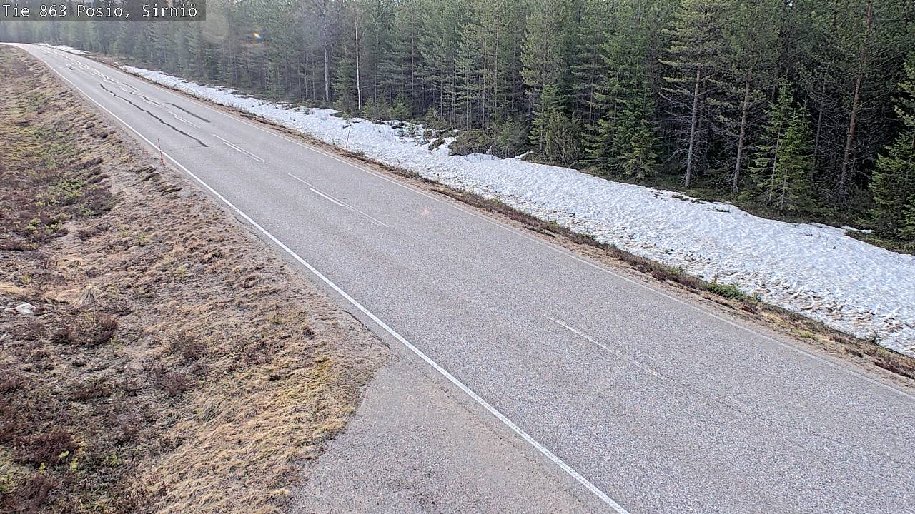 Weather Camera Image Road 863 Posio, Sirniö, Posio, Lappi