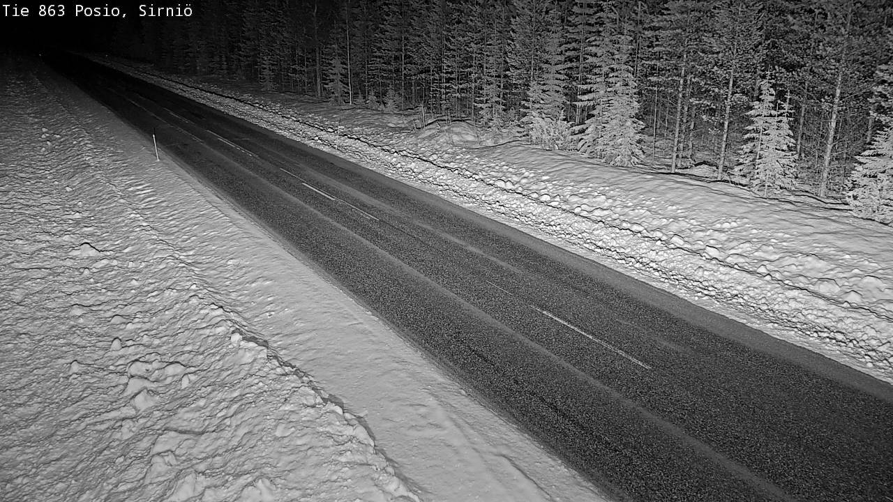 Kelikamerat Kuva Tie 863 Posio, Sirniö, Posio, Lappi