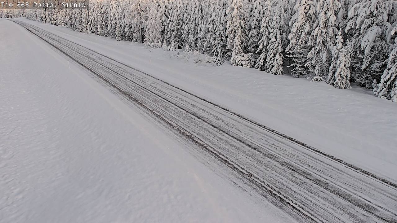 Weather Camera Image Väg 863 Posio, Sirniö, Posio, Lappi