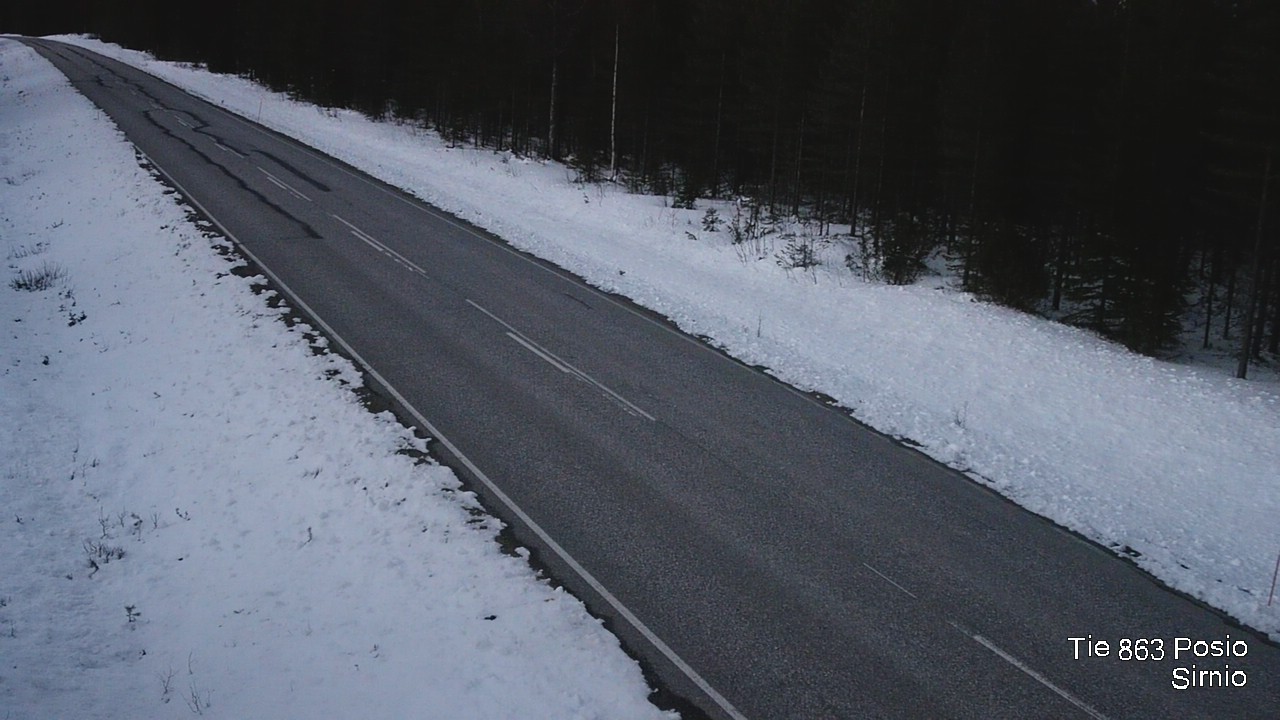 Weather Camera Image Road 863 Posio, Sirniö, Posio, Lappi