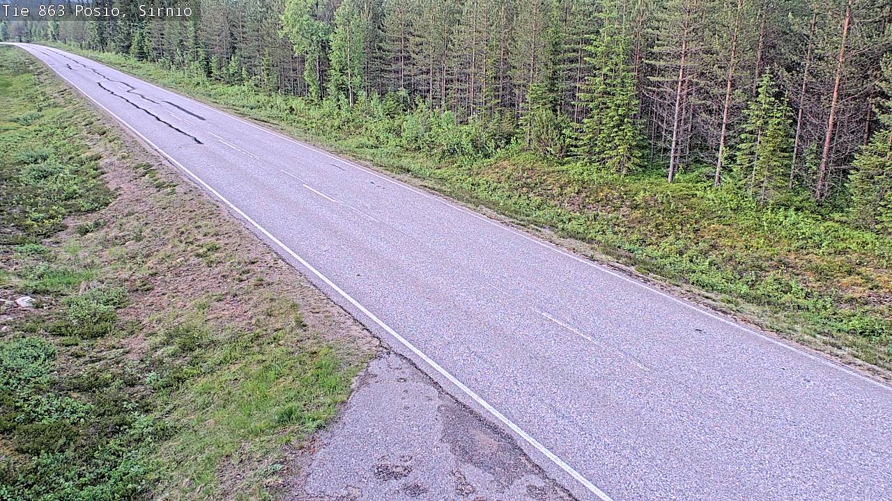 Kelikamerat Kuva Tie 863 Posio, Sirniö, Posio, Lappi