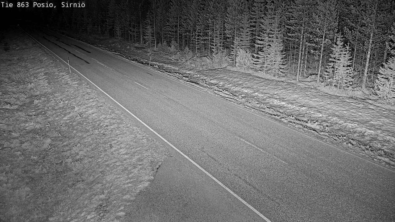 Kelikamerat Kuva Tie 863 Posio, Sirniö, Posio, Lappi