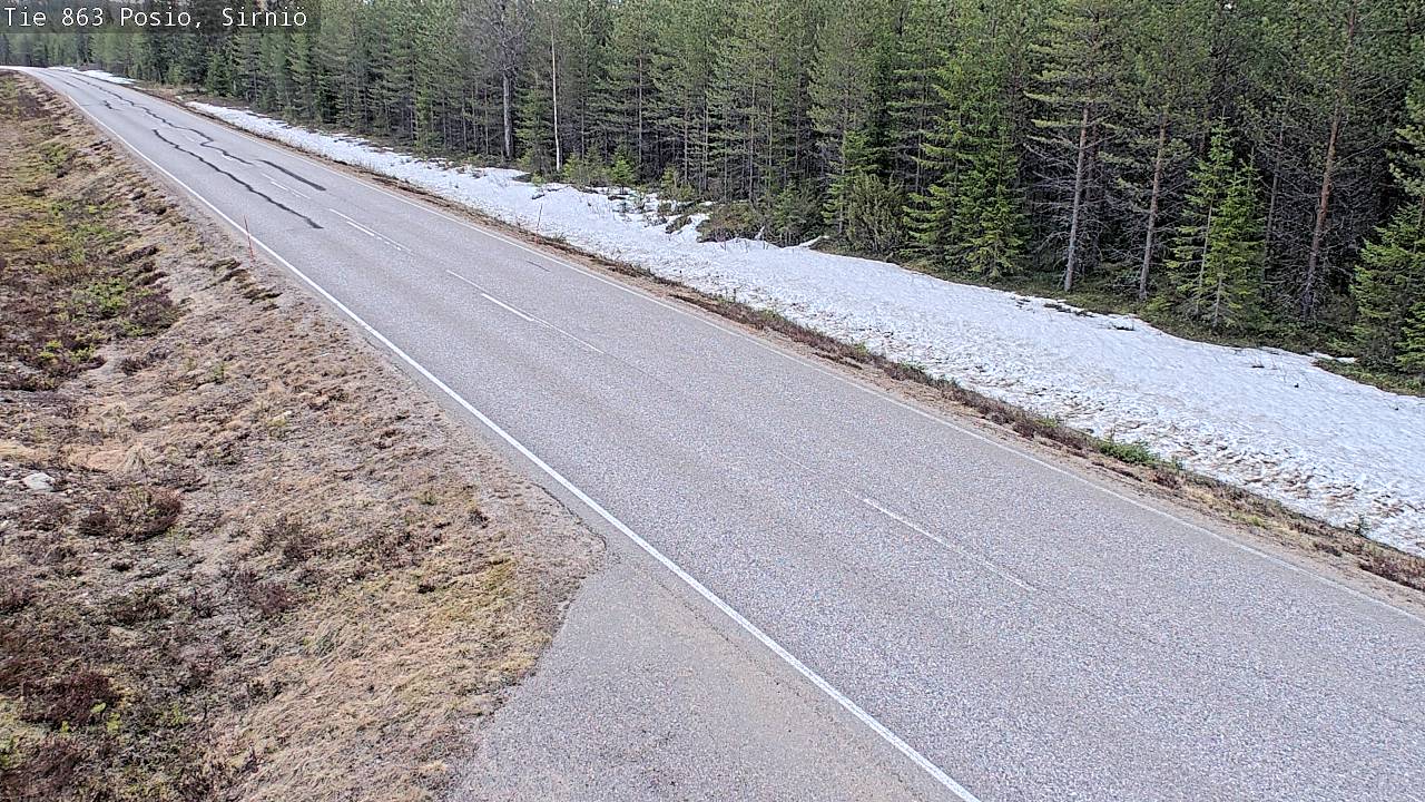 Weather Camera Image Road 863 Posio, Sirniö, Posio, Lappi