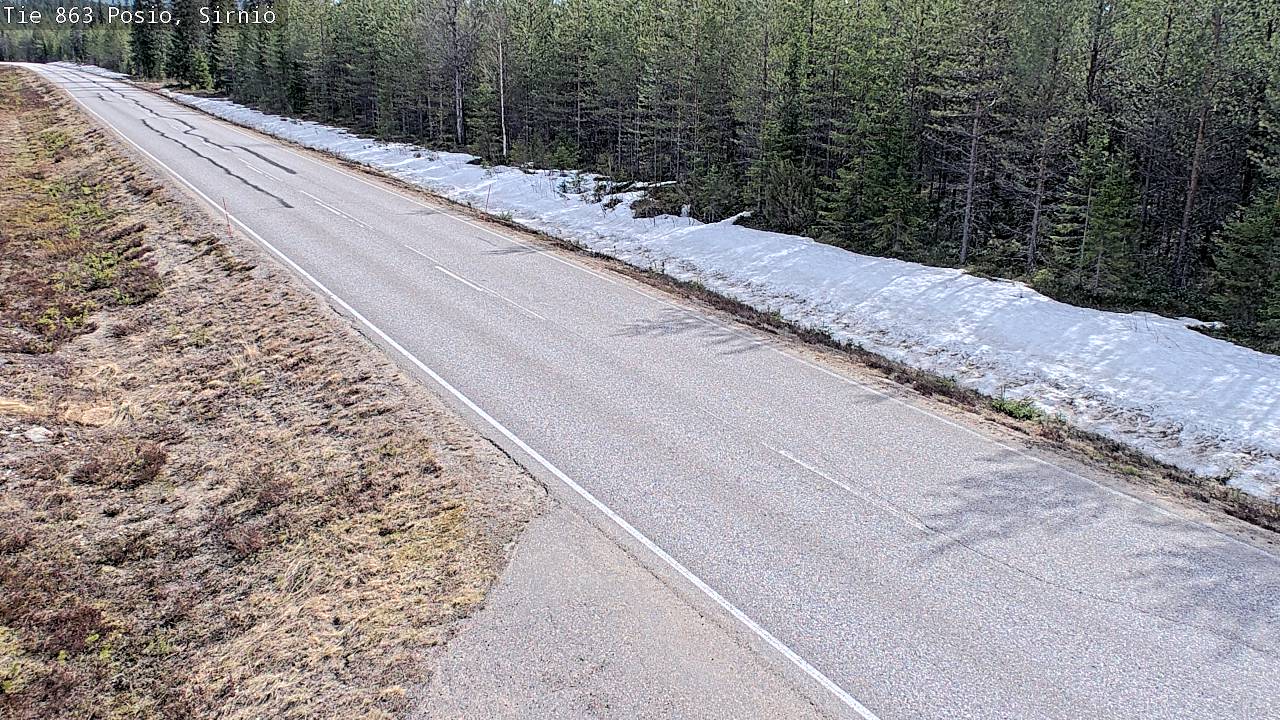 Kelikamerat Kuva Tie 863 Posio, Sirniö, Posio, Lappi