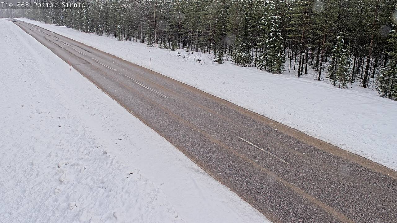Kelikamerat Kuva Tie 863 Posio, Sirniö, Posio, Lappi