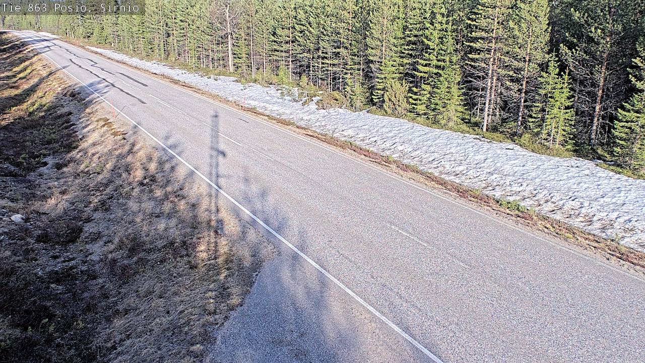 Kelikamerat Kuva Tie 863 Posio, Sirniö, Posio, Lappi