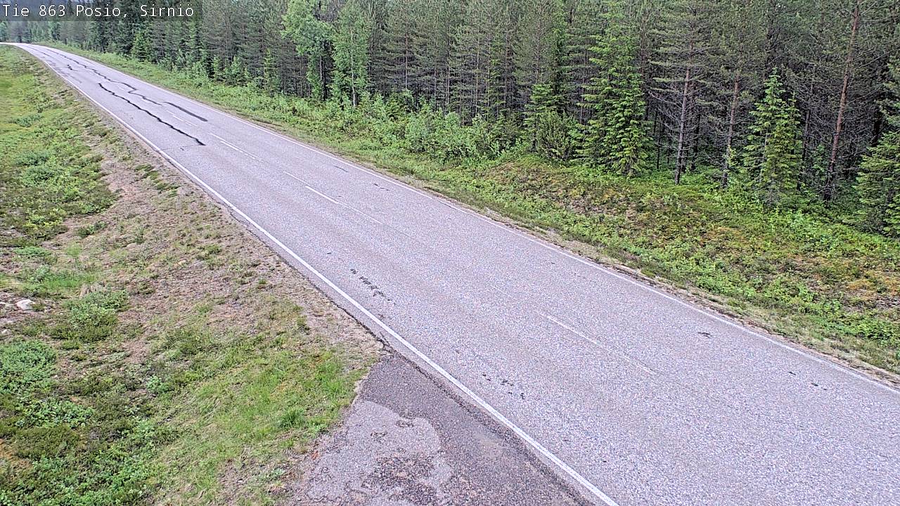 Kelikamerat Kuva Tie 863 Posio, Sirniö, Posio, Lappi