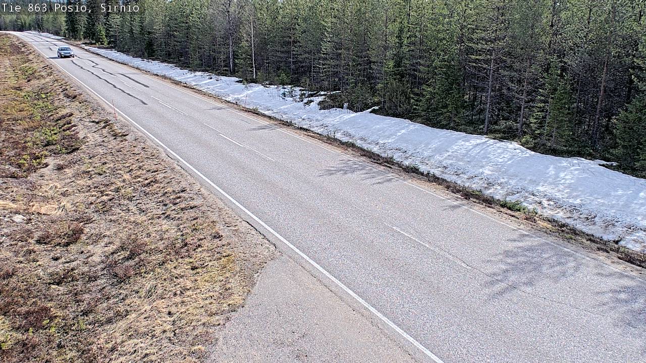 Kelikamerat Kuva Tie 863 Posio, Sirniö, Posio, Lappi