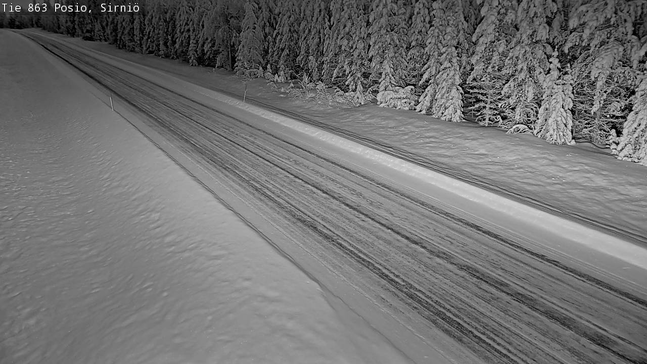 Kelikamerat Kuva Tie 863 Posio, Sirniö, Posio, Lappi