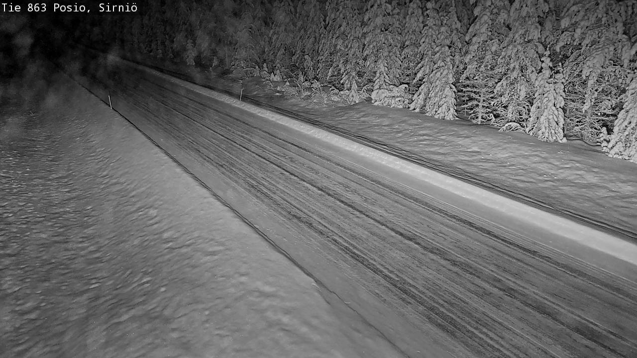 Kelikamerat Kuva Tie 863 Posio, Sirniö, Posio, Lappi