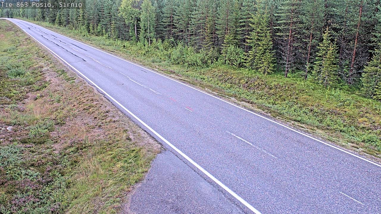 Kelikamerat Kuva Tie 863 Posio, Sirniö, Posio, Lappi