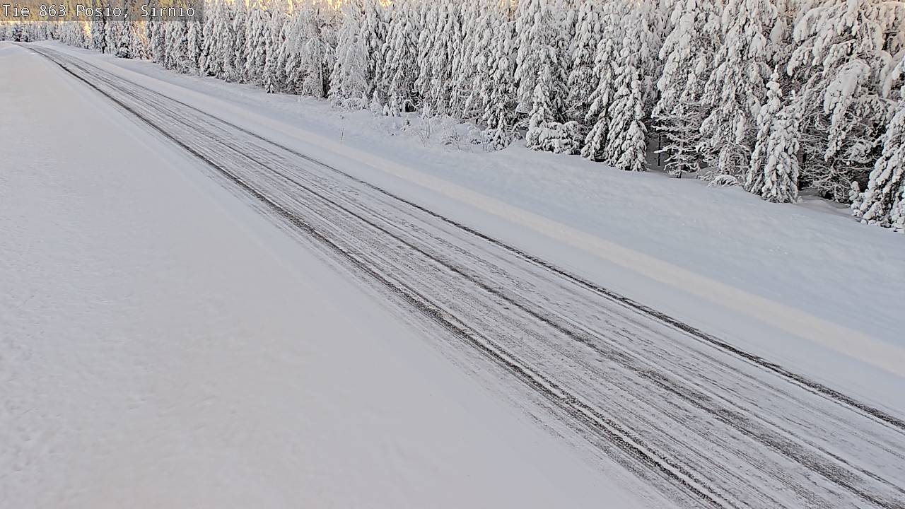 Weather Camera Image Väg 863 Posio, Sirniö, Posio, Lappi