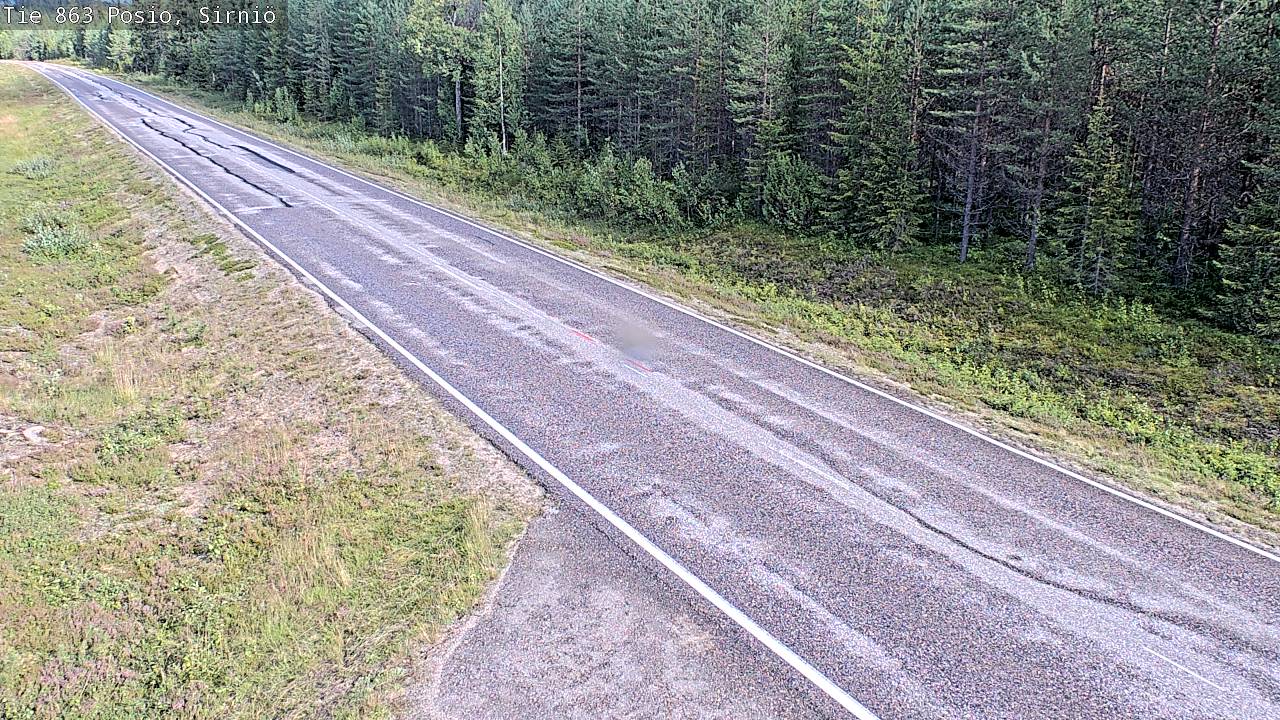 Kelikamerat Kuva Tie 863 Posio, Sirniö, Posio, Lappi