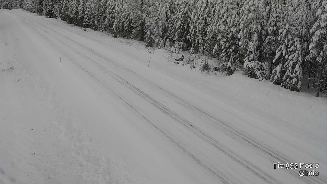 Weather Camera Image Väg 863 Posio, Sirniö, Posio, Lappi