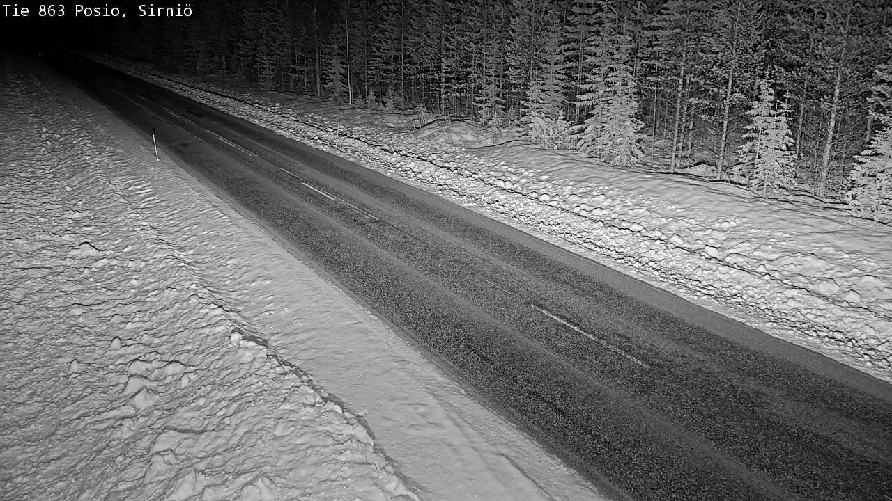 Kelikamerat Kuva Tie 863 Posio, Sirniö, Posio, Lappi