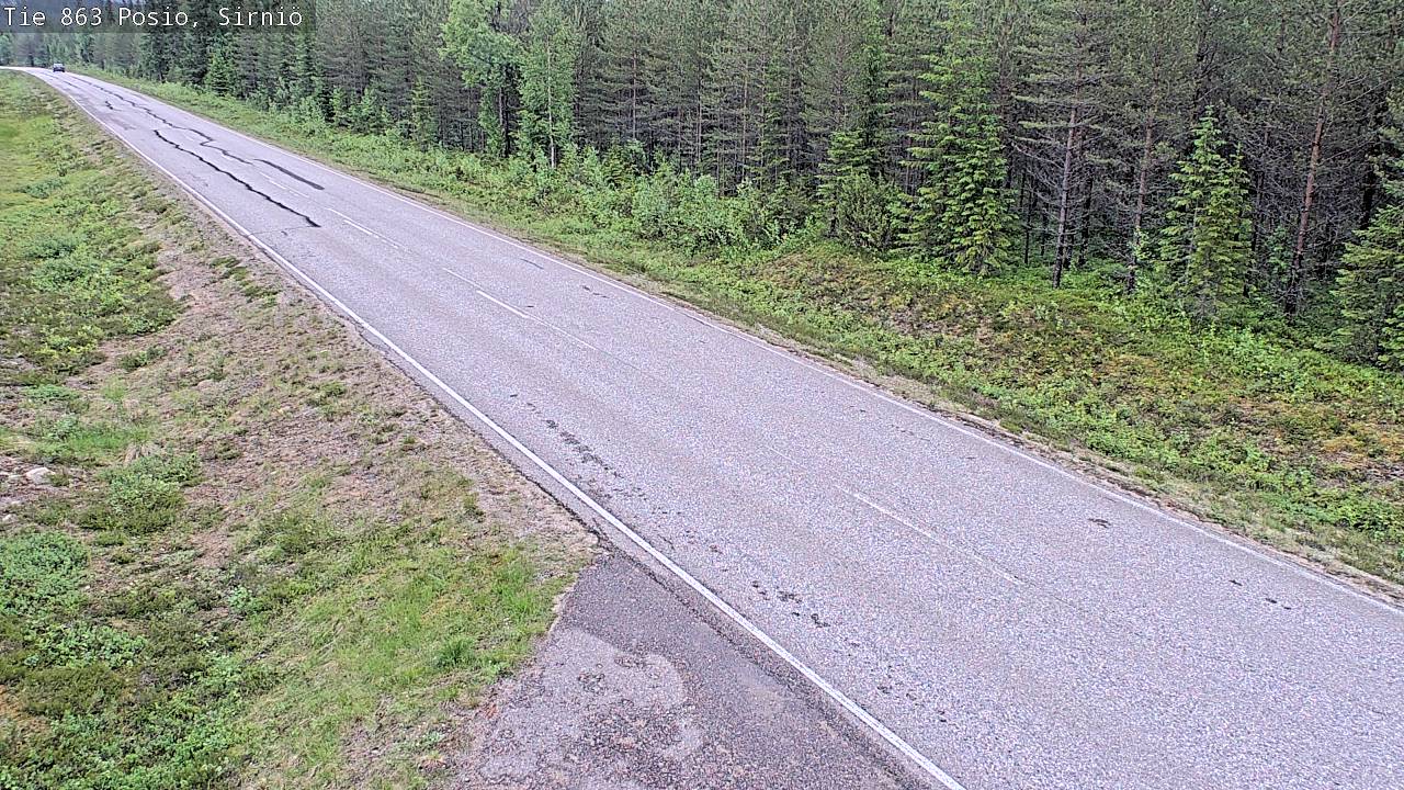 Kelikamerat Kuva Tie 863 Posio, Sirniö, Posio, Lappi