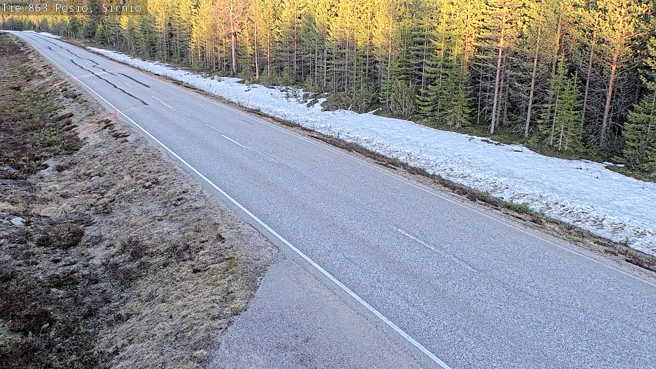 Kelikamerat Kuva Tie 863 Posio, Sirniö, Posio, Lappi