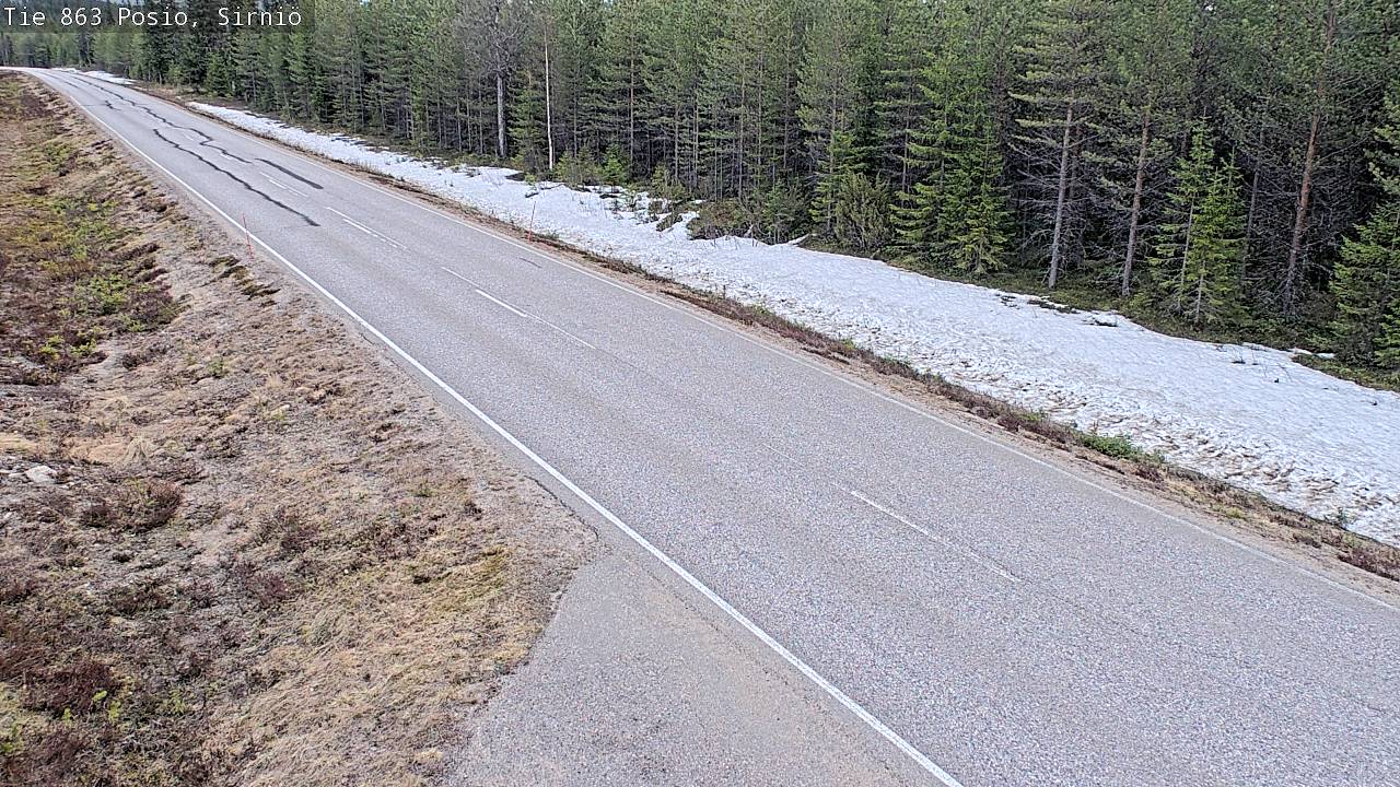 Weather Camera Image Road 863 Posio, Sirniö, Posio, Lappi