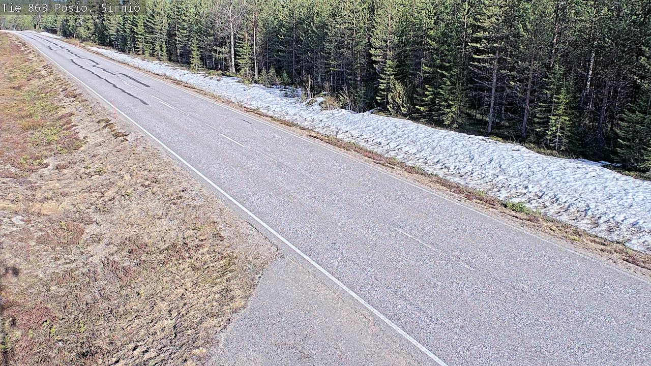 Kelikamerat Kuva Tie 863 Posio, Sirniö, Posio, Lappi